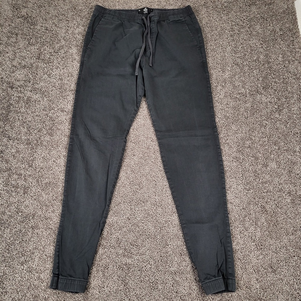 Hollister Stacked Skinny Jogger Mens L Dark Gray Advanced Stretch